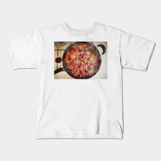 Cooking crayfish at home Kids T-Shirt